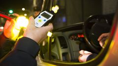 Imagen de archivo de un control de alcoholemia