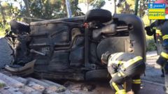 Muere una mujer en un accidente tras una discusi�n con su pareja
