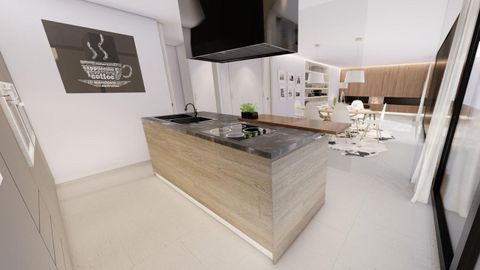 Infograf�a de uno de los pisos que se levantar�n en la calle Virxe do Cami�o de Pontevedra