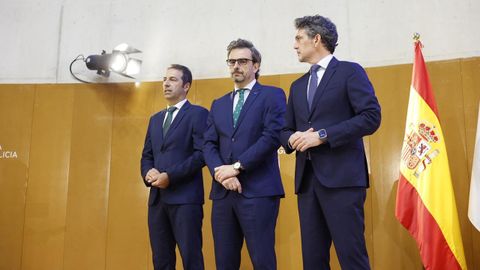 Alfonso Villares, Diego Calvo y Javier Arias