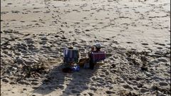 Buen tiempo en la playa de Doni�os 
