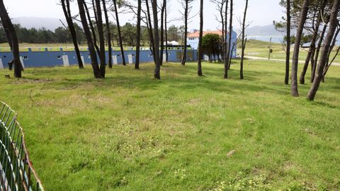 En esta zona del cámping se montaron el verano pasado las tiendas del glamping de As Cabazas