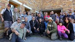 Participantes en las jornadas reunidos en la Estaci�n Cient�fica do Courel