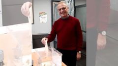 Diego Canga vota desde Bruselas