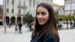 Sabela Juncal, de 25 a�os, hizo el m�ster de moda de la Universidade de Vigo. 