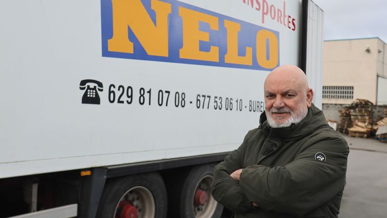 Manuel Trobo Pernas, de Transportes y Pescados Nelo, con sede en Burela