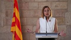 La expresidenta del Parlament catal�n, Carme Forcadell