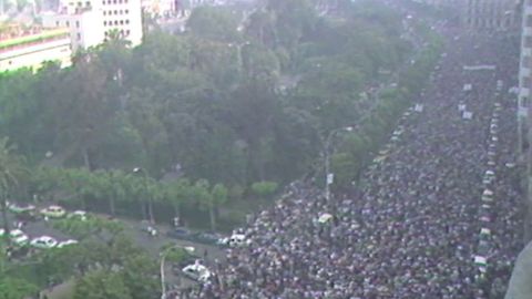 Manifestación por la capitalidad de A Coruña en el 1982.