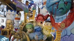 Una falla valenciana que alude a la situaci�n mundial y l�deres como Trump, Putin y Netanyahu.