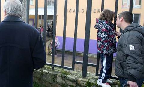 Imagen del colegio Isaac Peral en el que la mayor�a de las plazas est�n reservadas a militares.