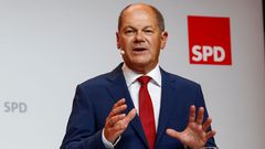 El aspirante socialdem�crata a la Canciller�a alemana, Olaf Scholz 