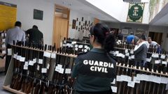 Subasta de armas celebrada en la Comandancia de la Guardia Civil de Pontevedra en el 2017