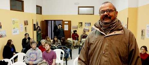 Ramesh Chandra Sharma explic� el movimiento Janadesh en la r�a do Home Santo.