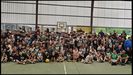 Foto de familia de fin de temporada del Basket School.
