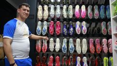 Diego D�az, utillero del equipo masculino.