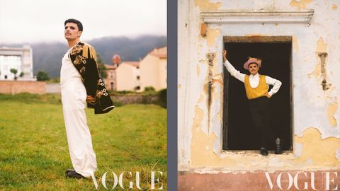 Rodrigo Cuevas posa para un reportaje de la revista Vogue