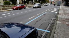 Zona azul de A Laracha.