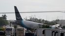 Un avi�n de carga de Amazon se estrella en el aeropuerto de Miami