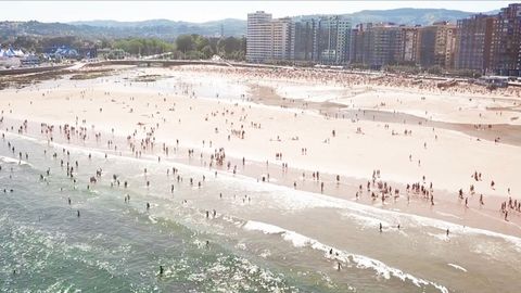 Gij�n vende el mar en su �ltimo v�deo tur�stico