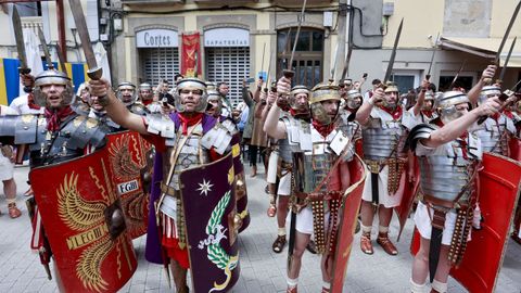 Tropas romanas en el Arde Lucus este sbado