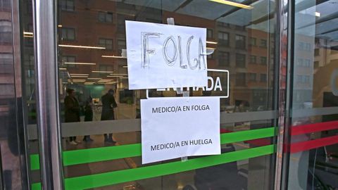 Foto de archivo de la huelga del pasado mes de noviembre en primaria