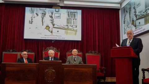 La Academia de Medicina de Galicia celebr� en A Coru�a una sesi�n in memoriam del doctor Manuel Pereiro Miguens