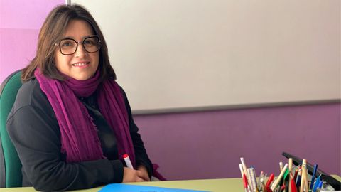 Liliana Garc�a-Ria�o, gerente de la academia Antares