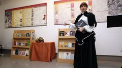 Ana Hermida, caracterizada como Rosal�a de Castro