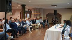 A reuni�n celebrouse no restaurante Don Manuel, en Monforte