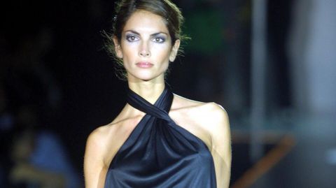 Una imagen del desfile de Roberto Torreta en Cibeles, en el a�o 2004