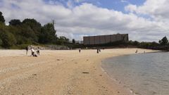 Limpieza de la playa de A Gra�a