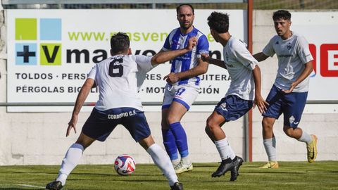 Joni fue una pesalilla para los zagueros del equipo de Valga