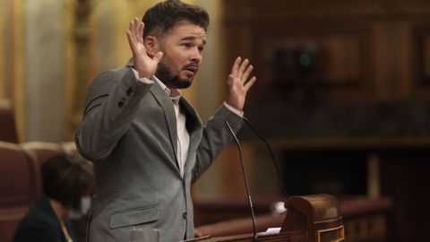 Gabriel Rufin, portavoz del grupo parlamentario de ERC en el Congreso, en una imagen de archivo.