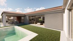 La urbanizaci�n contempla tres modelos de viviendas, con espacio para el montaje de una piscina opcional