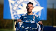 �lvaro Rey, en su presentaci�n en enero pasado