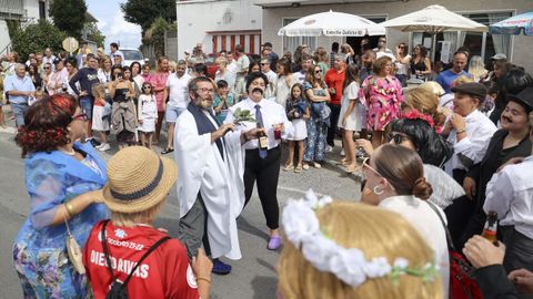 Boda con bendicin en las Carrozas de Covas