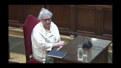 La empresaria Carmen Pano, durante su declaraci&oacute;n como testigo en el juicio de las mascarillas en el Tribunal Supremo.