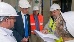 El conselleiro de Sanidade visit� las obras de urgencias del Hospital Teresa Herrera de A Coru�a