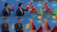 Un cient�fico de la Met Office explica el escenario previsto en el pa�s para el 2050 y las m�ximas que se esperan este martes