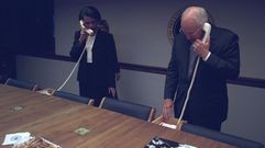 Centro de operaciones de emergencia de Washington horas despu�s de los atentados del 11-S