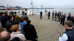 El presidente Alfonso Rueda present� el proyecto de la estaci�n mar�tima de Vilagarc�a