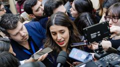 La ministra de Igualdad, a su llegada al Senado el 31 de enero del 2023
