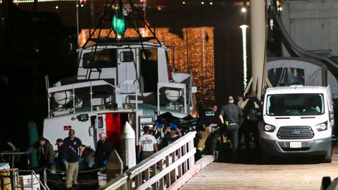 Incendio de un barco en California