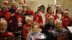 La m�sica coral de Navidad continuar� esta tarde en los soportales de la plaza de Mar�a Pita