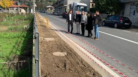 Obras de mejora de la accesibilidad en A Arnoia