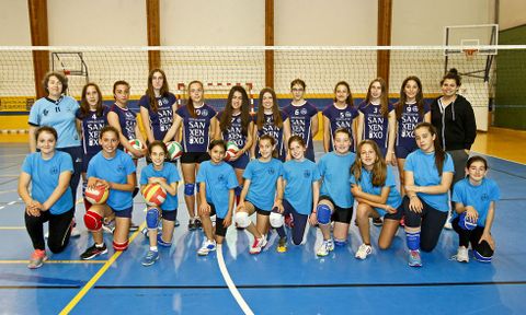 La base del Dorrn la conforman el equipo alevn e infantil femenino. 