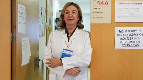 Estrella Prez es pediatra en el centro de salud Valle-Incln de Ourense.