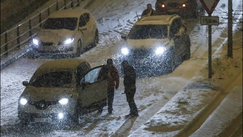 Temporal de nieve en San Sebasti�n