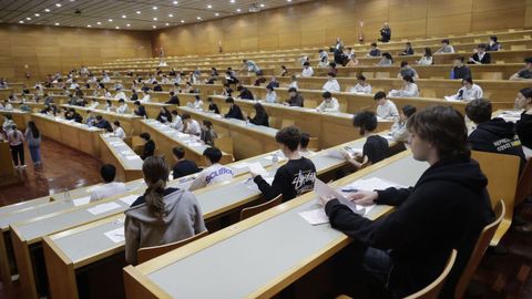 Examen de selectividad en A Coruña