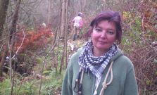 Bel�n Antol�n en primer plano en una de las actividades de Mar e Monte en Asturias